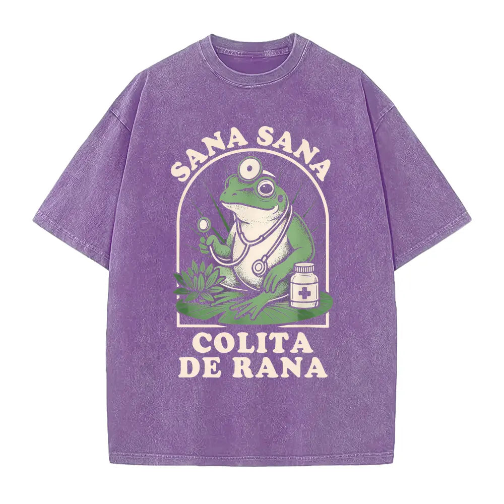 Sana Sana Colita De Rana T-shirt, Sana Sana T-shirt, Mexican Mom Gift, Funny Latina Shirt, Enfermera Latina Shirt, Funny Mexican Frog Shirt