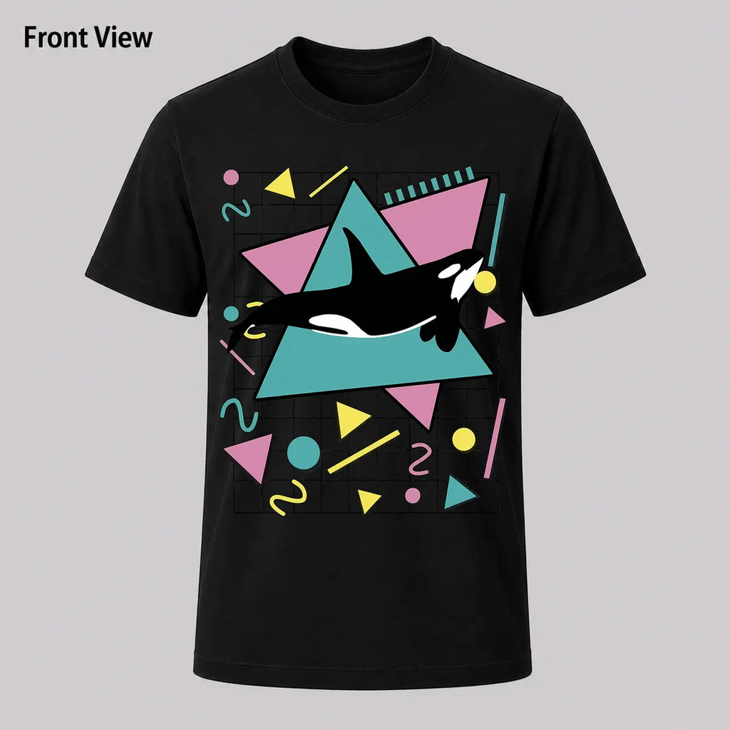 Orca Killer Whale Vintage 90s Retro 1990s Aesthetic Vibes T-Shirt