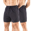 Gaglg Men's 5" Running Shorts 2 Pack Quick Dry Athletic Workout Gym Shorts with Zipper Pockets