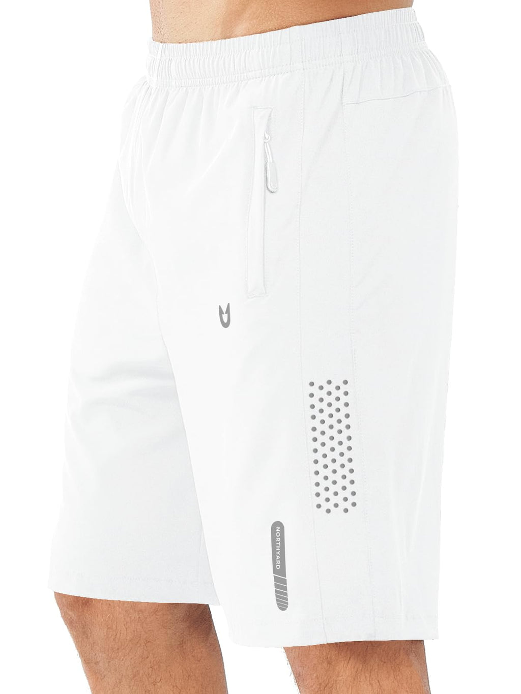 NORTHYARD Men's Athletic Running Shorts Gym Workout 7"/9"/5" Quick Dry Lightweight Sports Basketball Tennis 3 Zipper Pockets