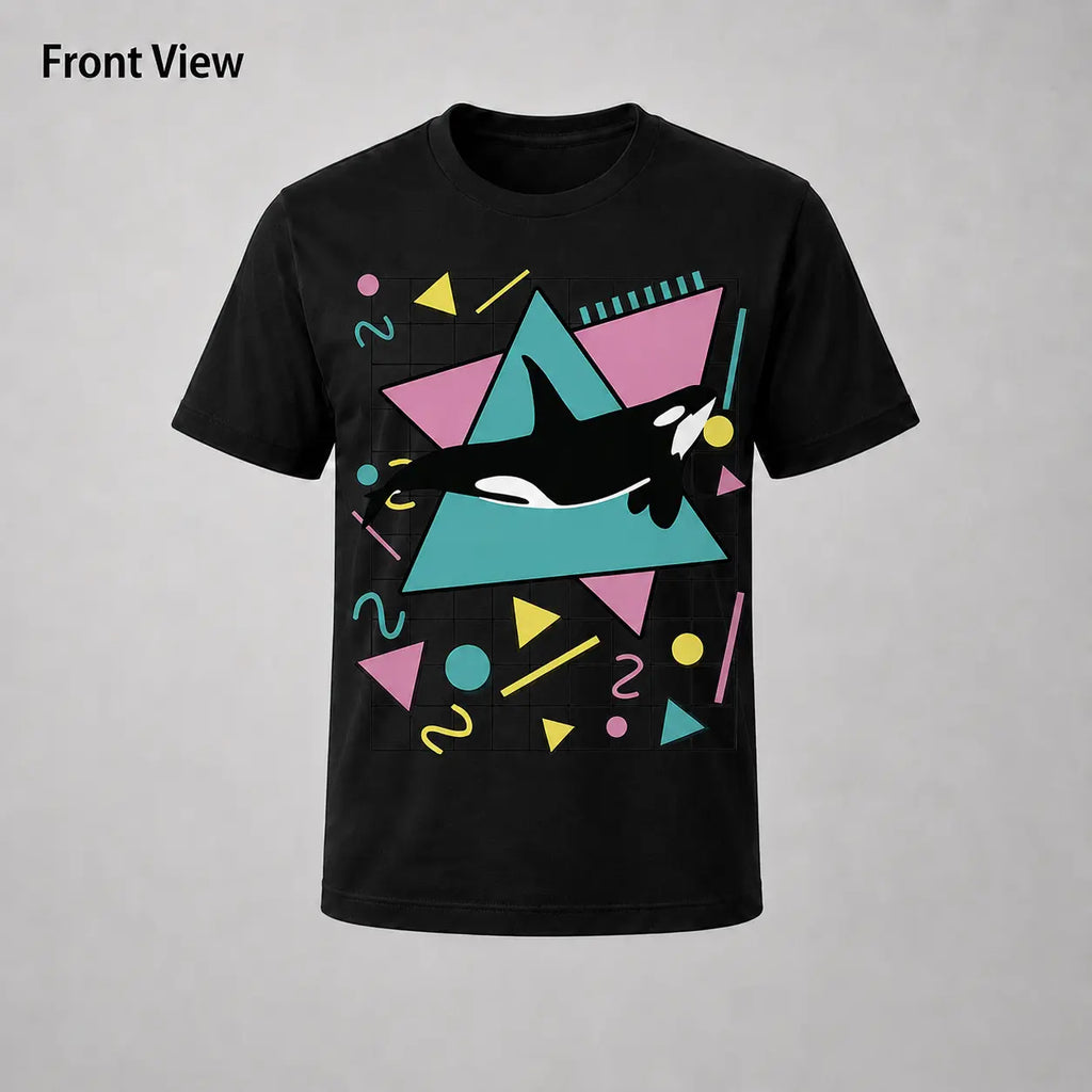 Orca Killer Whale Vintage 90s Retro 1990s Aesthetic Vibes T-Shirt