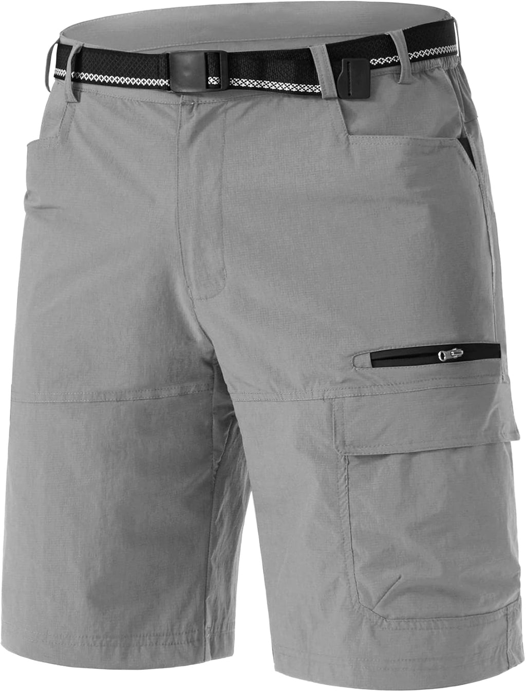 TACVASEN Men's Summer Outdoor Shorts Quick Dry Water Resistant Cargo Casual Golf Work Hiking Shorts (NO Belt)