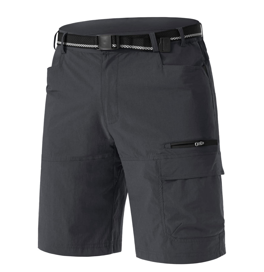TACVASEN Men's Summer Outdoor Shorts Quick Dry Water Resistant Cargo Casual Golf Work Hiking Shorts (NO Belt)