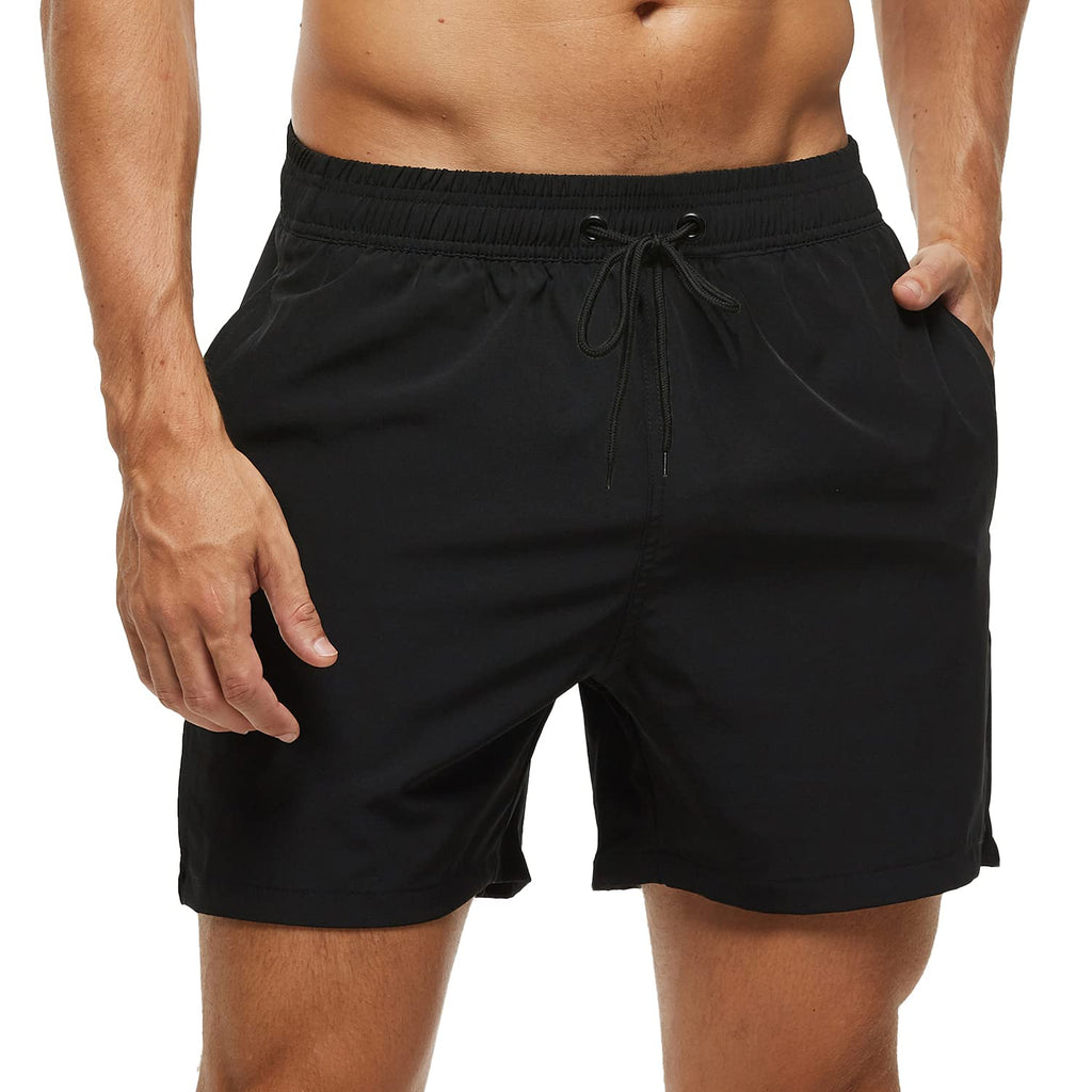 SILKWORLD Men's Swim Trunks Quick Dry Beach Shorts with Pockets | mesh lining, dry fast, adjustable waist, side pockets, comfort,well made,swimming,beach shorts, water sports,vacation trips