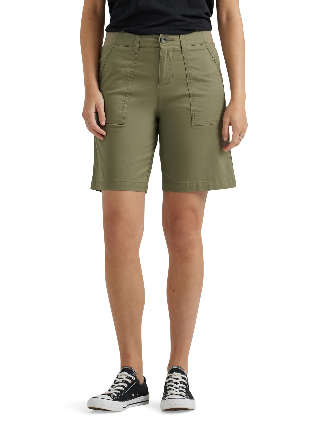 Lee Women's Ultra Lux Comfort with Flex-to-go Utility Bermuda Short