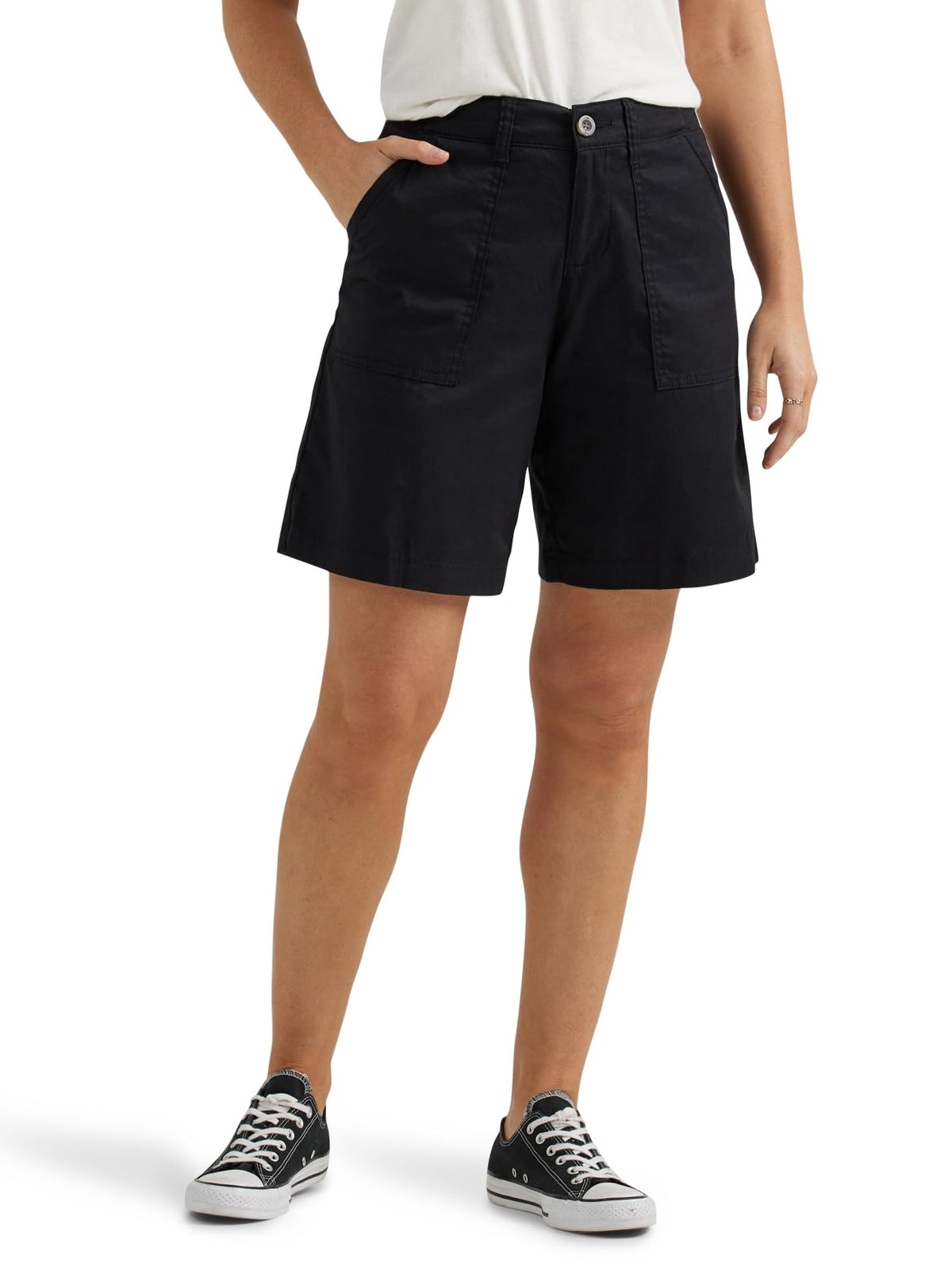 Lee Women's Ultra Lux Comfort with Flex-to-go Utility Bermuda Short