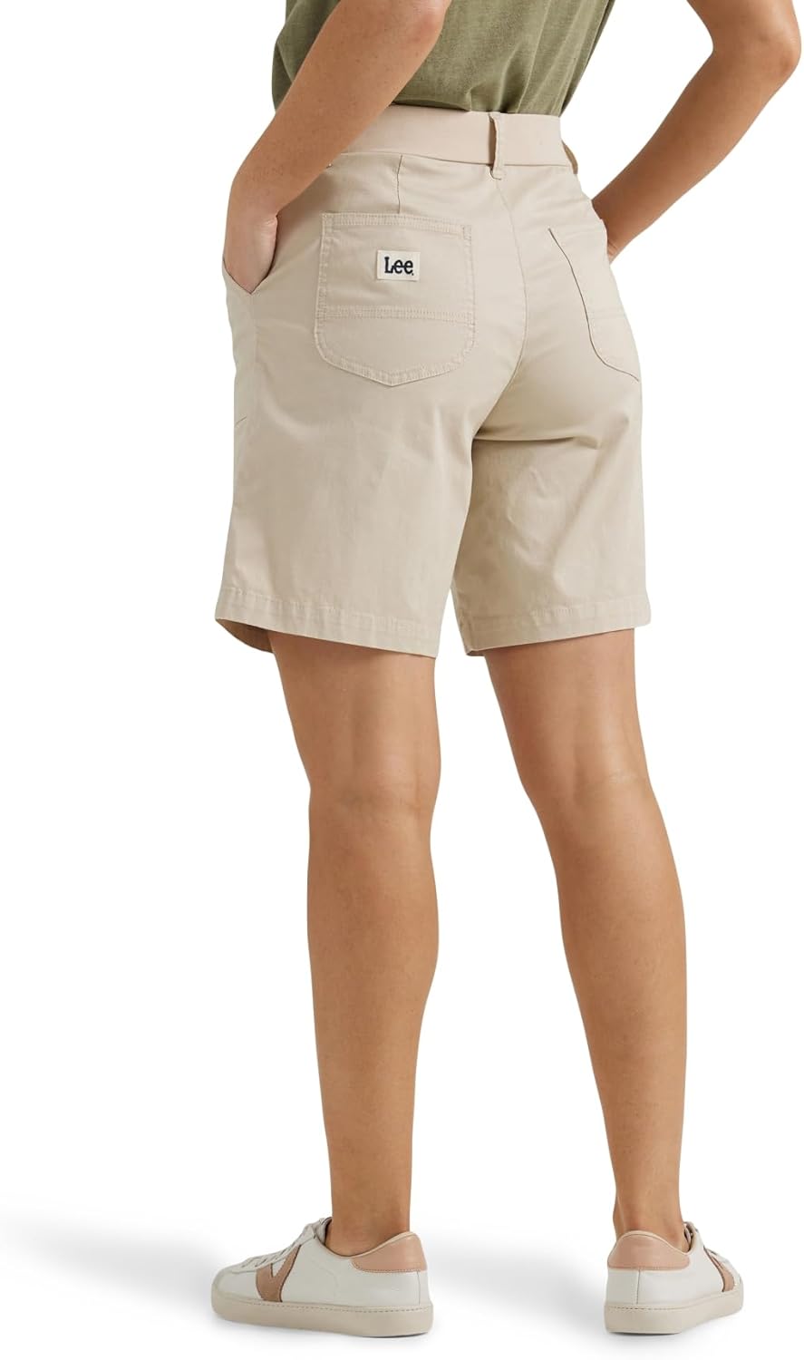 Lee Women's Ultra Lux Comfort with Flex-to-go Utility Bermuda Short