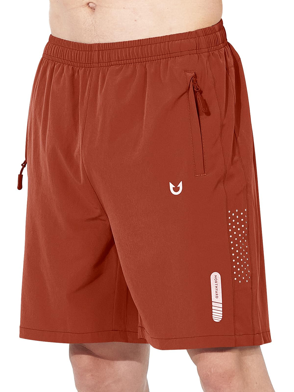NORTHYARD Men's Athletic Running Shorts Gym Workout 7"/9"/5" Quick Dry Lightweight Sports Basketball Tennis 3 Zipper Pockets