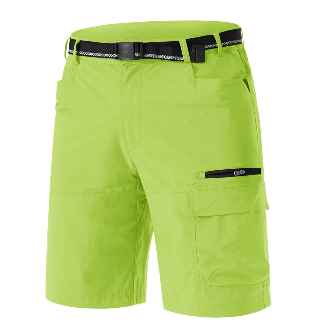 TACVASEN Men's Summer Outdoor Shorts Quick Dry Water Resistant Cargo Casual Golf Work Hiking Shorts (NO Belt)