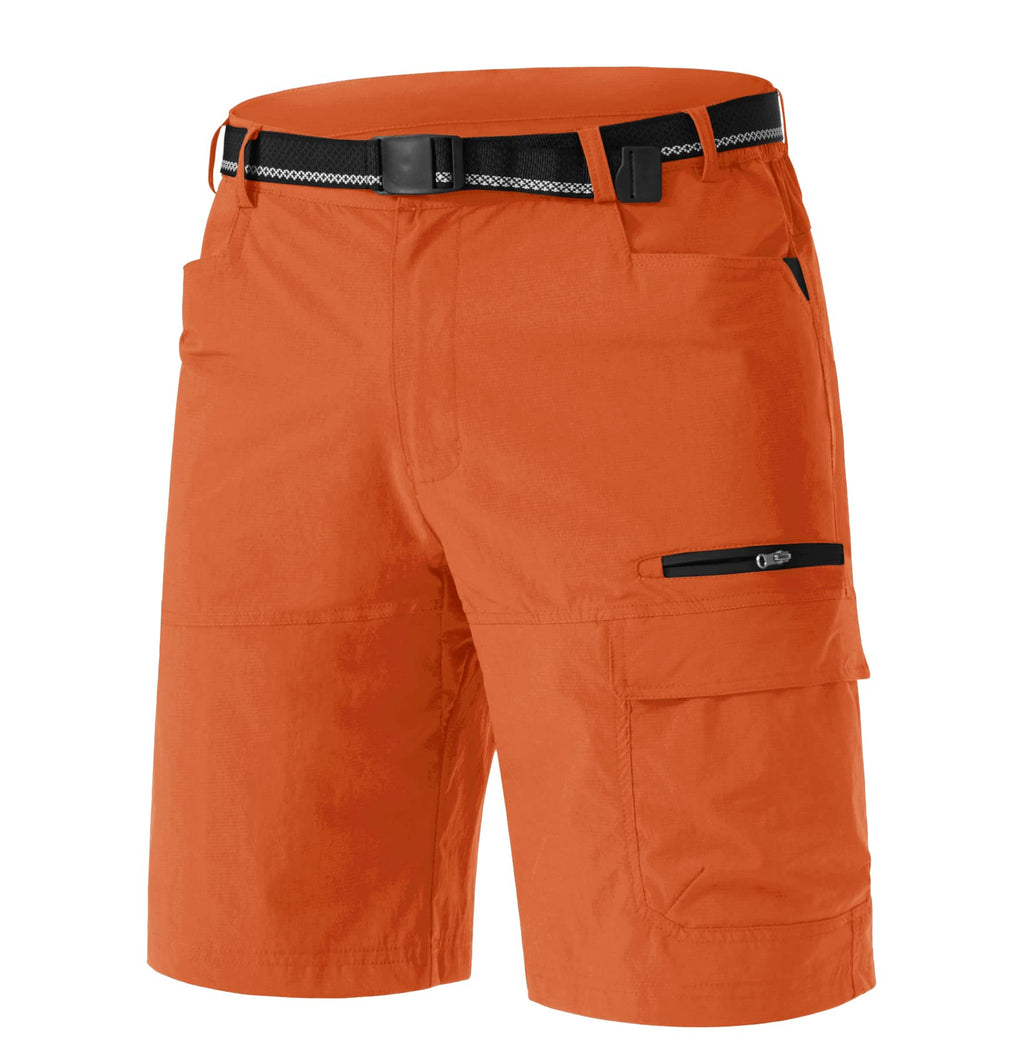 TACVASEN Men's Summer Outdoor Shorts Quick Dry Water Resistant Cargo Casual Golf Work Hiking Shorts (NO Belt)