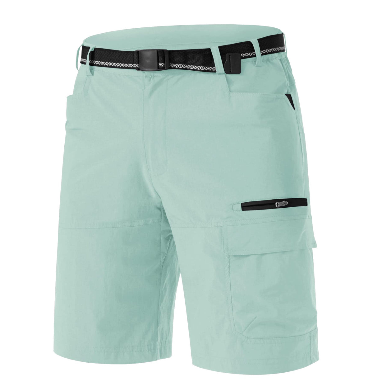 TACVASEN Men's Summer Outdoor Shorts Quick Dry Water Resistant Cargo Casual Golf Work Hiking Shorts (NO Belt)