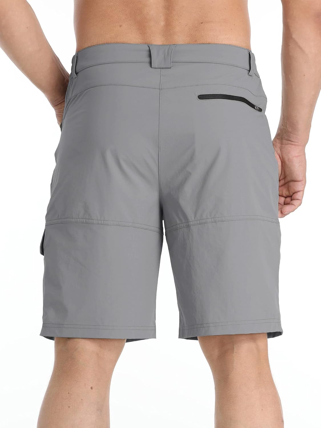 TACVASEN Men's Summer Outdoor Shorts Quick Dry Water Resistant Cargo Casual Golf Work Hiking Shorts (NO Belt)