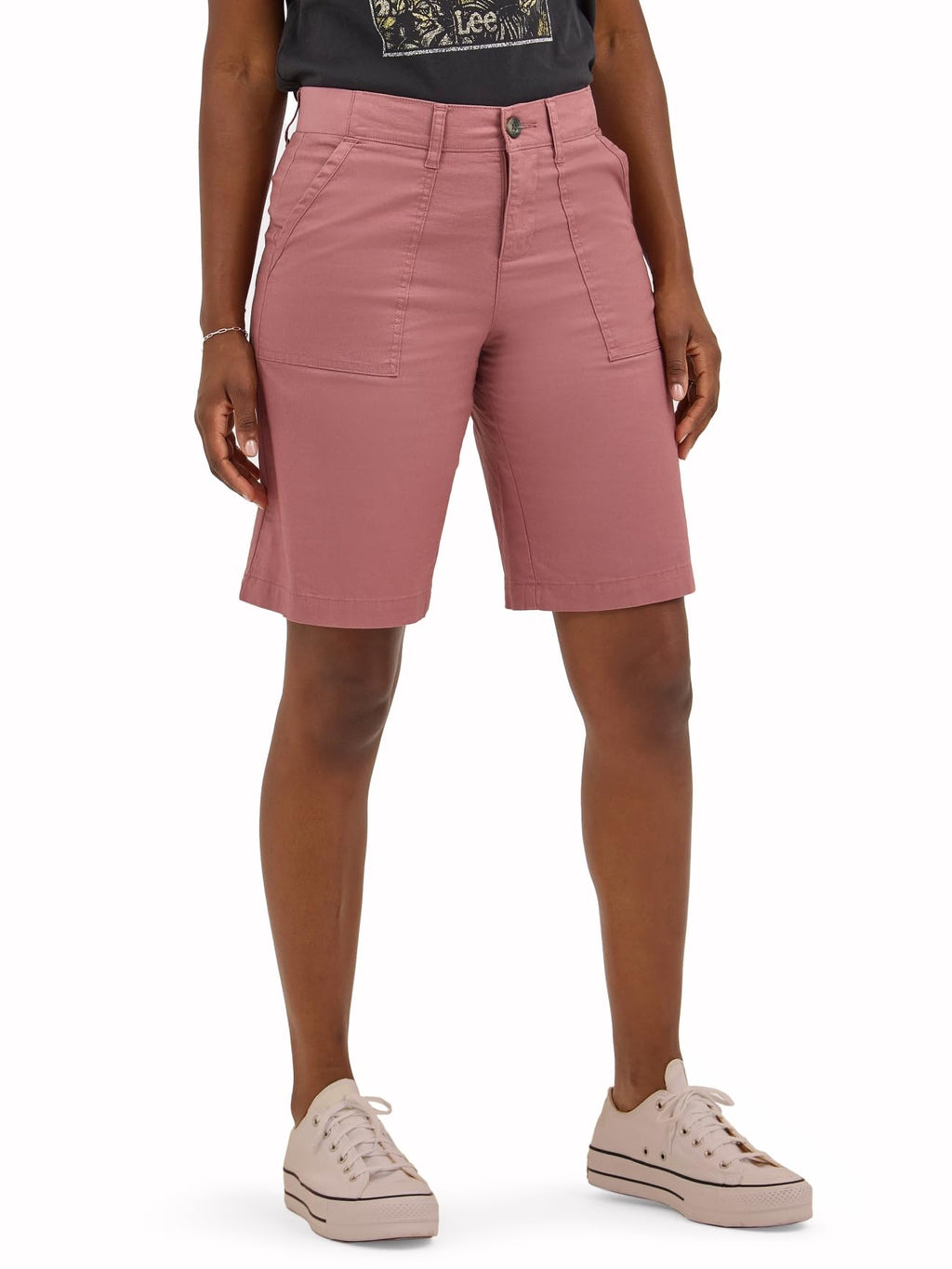 Lee Women's Ultra Lux Comfort with Flex-to-go Utility Bermuda Short