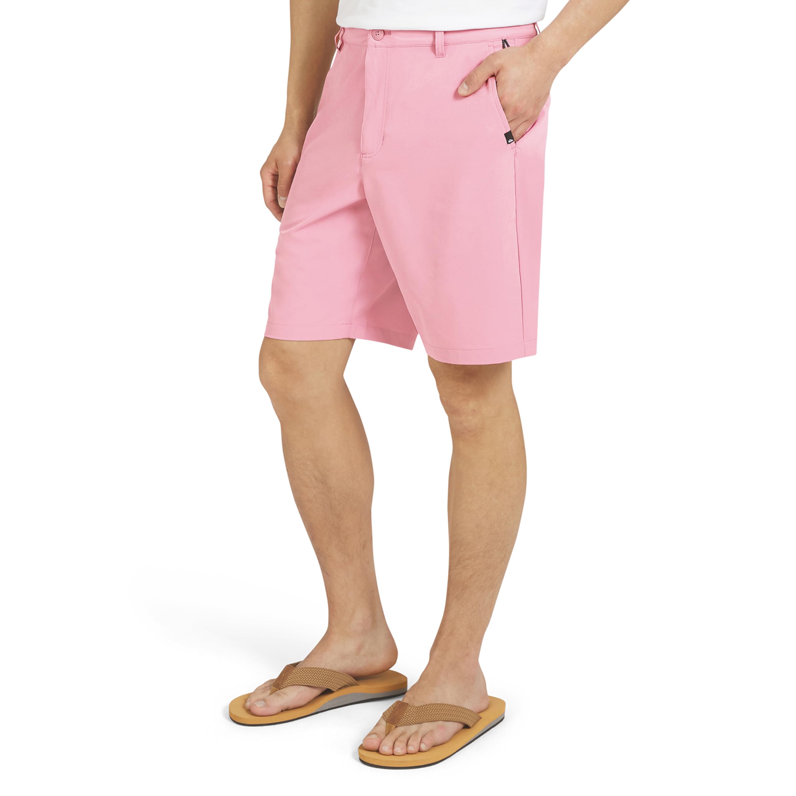 Quiksilver Men's Regular Fit Fixed Waist Water Friendly Active Hybrid Shorts