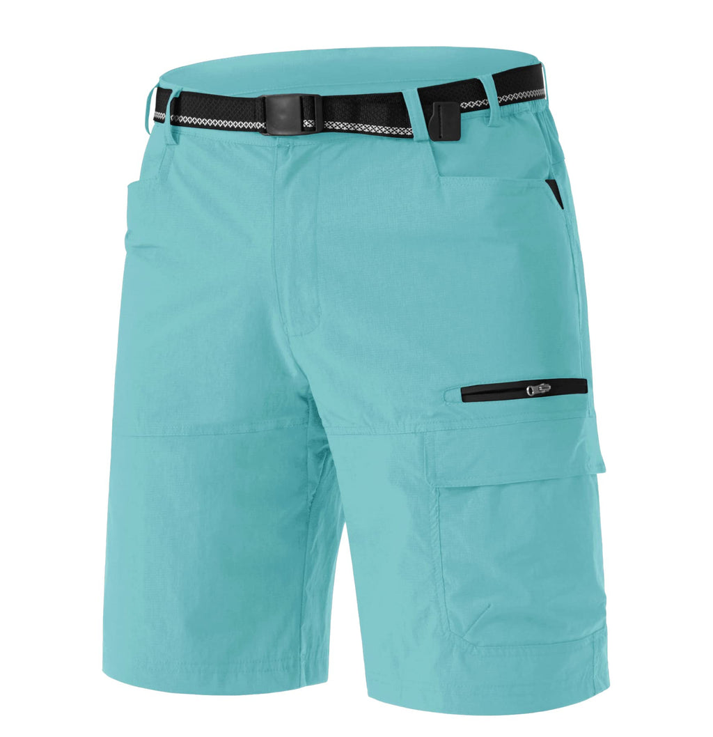 TACVASEN Men's Summer Outdoor Shorts Quick Dry Water Resistant Cargo Casual Golf Work Hiking Shorts (NO Belt)