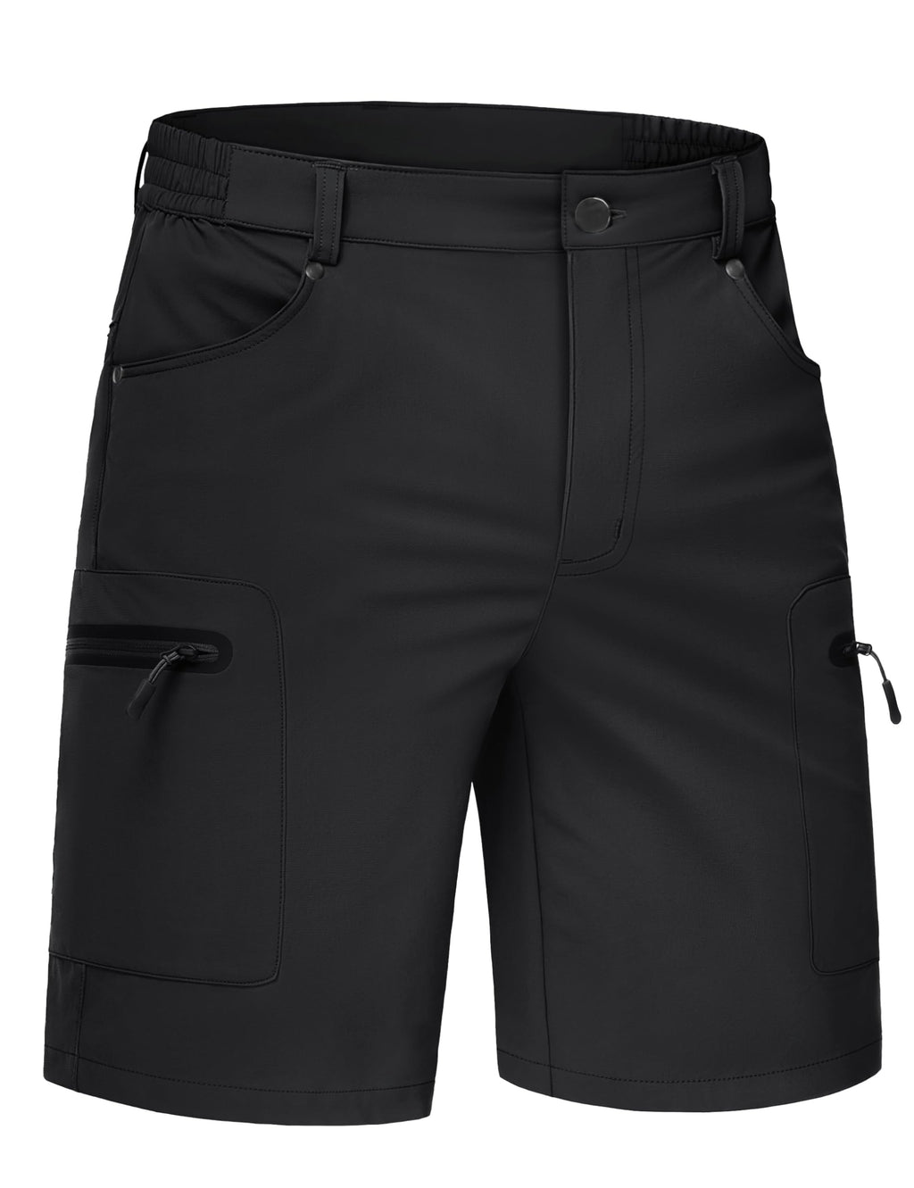 TACVASEN Men's Hiking Cargo Shorts 10" Quick Dry Lightweight Casual Summer Work Golf Shorts with 5 Pockets