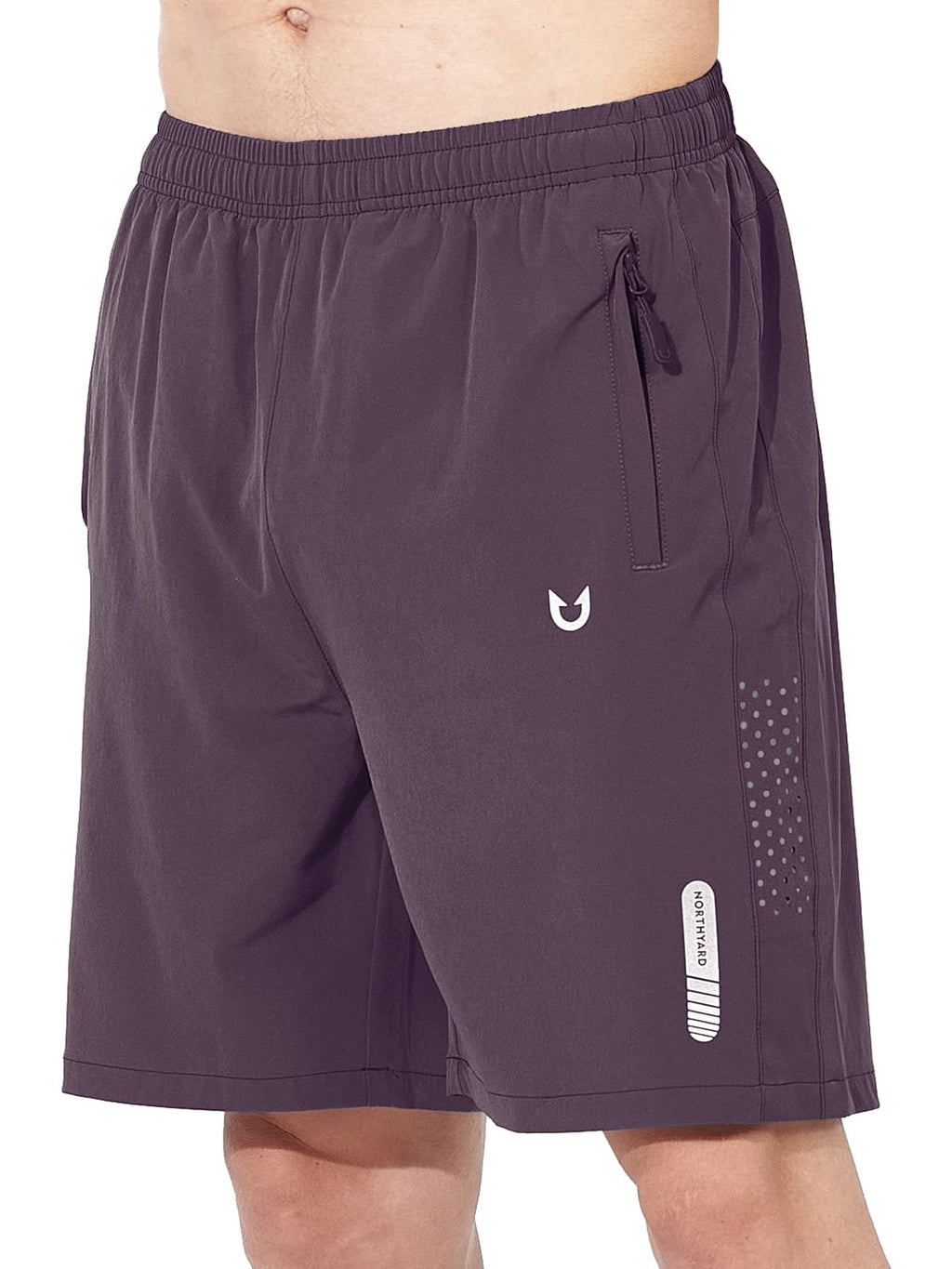 NORTHYARD Men's Athletic Running Shorts Gym Workout 7"/9"/5" Quick Dry Lightweight Sports Basketball Tennis 3 Zipper Pockets