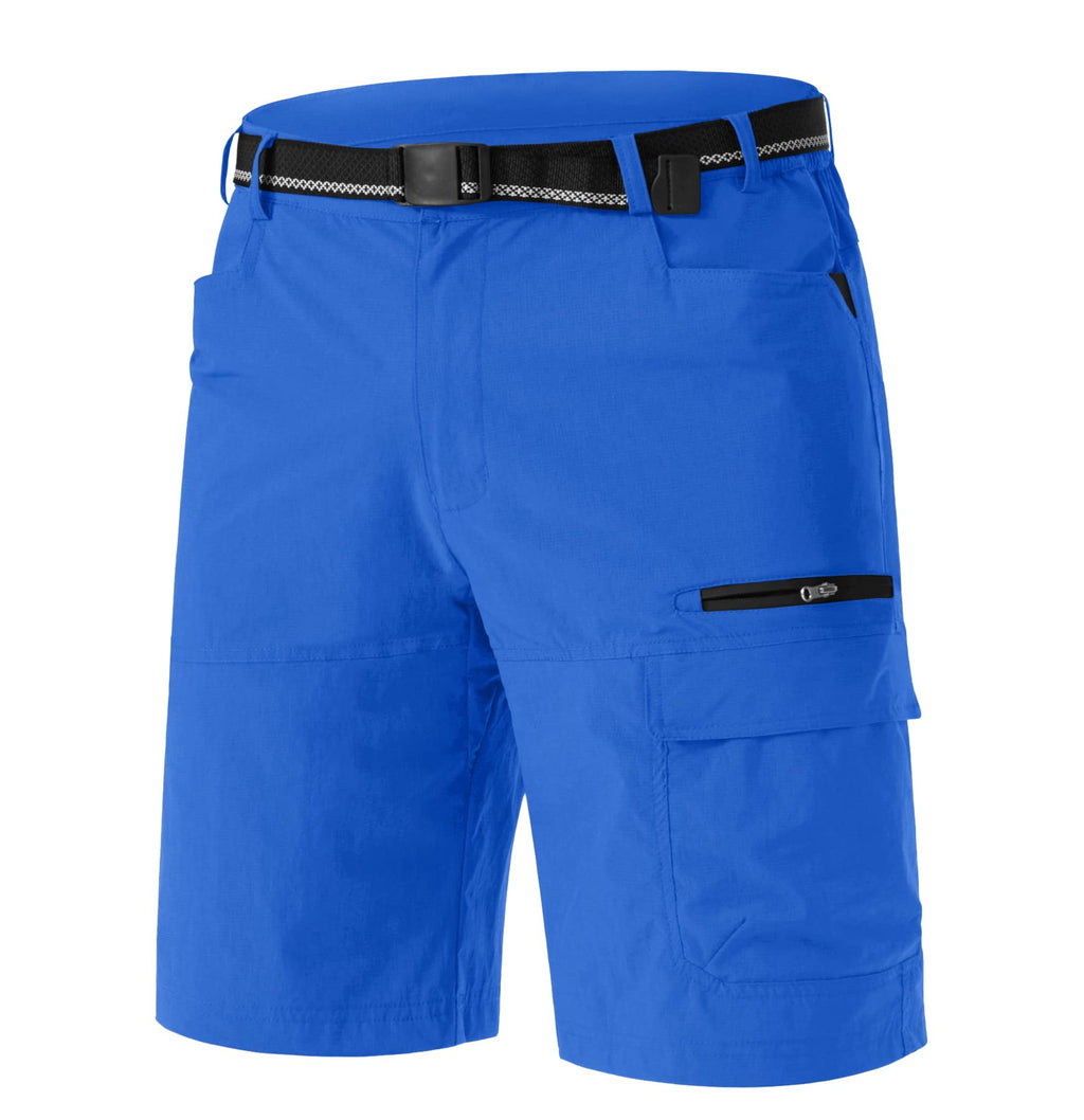 TACVASEN Men's Summer Outdoor Shorts Quick Dry Water Resistant Cargo Casual Golf Work Hiking Shorts (NO Belt)