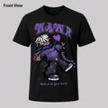 Men's  Stree twear T-Shirt Compatible for Urban Fashion - Graffiti Lettering & Cartoon Character Print Short Sleeve Tee, Loose Fit Round Neck Summer Casual Shirt with Urban Aesthetic - Ideal for Outings & Parties