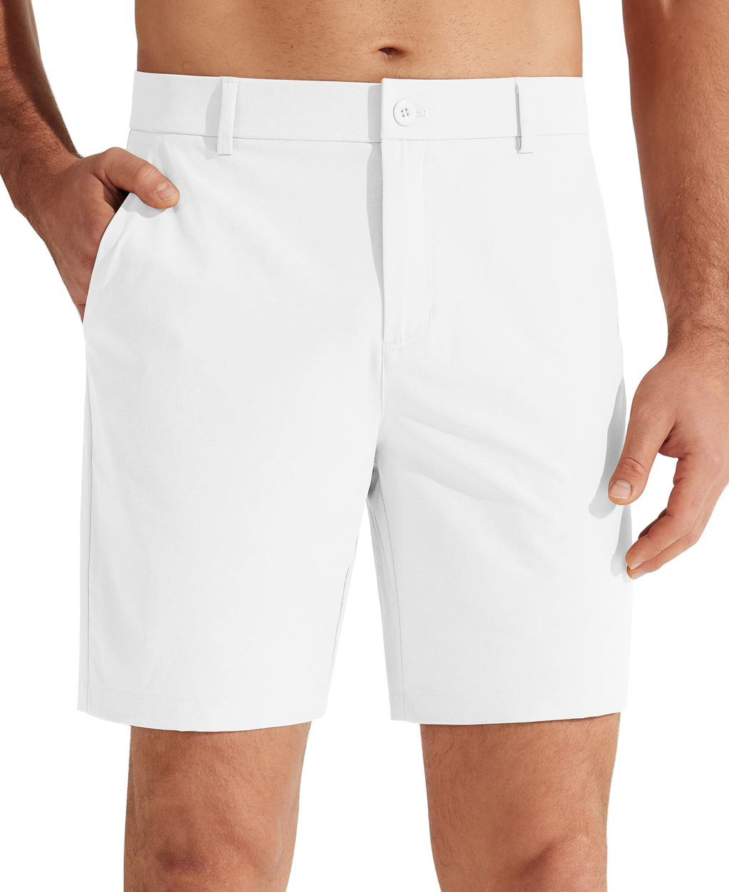 Libin Mens Golf Shorts 7"/9" Work Dress Shorts Casual Flat Front Hybrid Short Lightweight Quick Dry Water Resistant