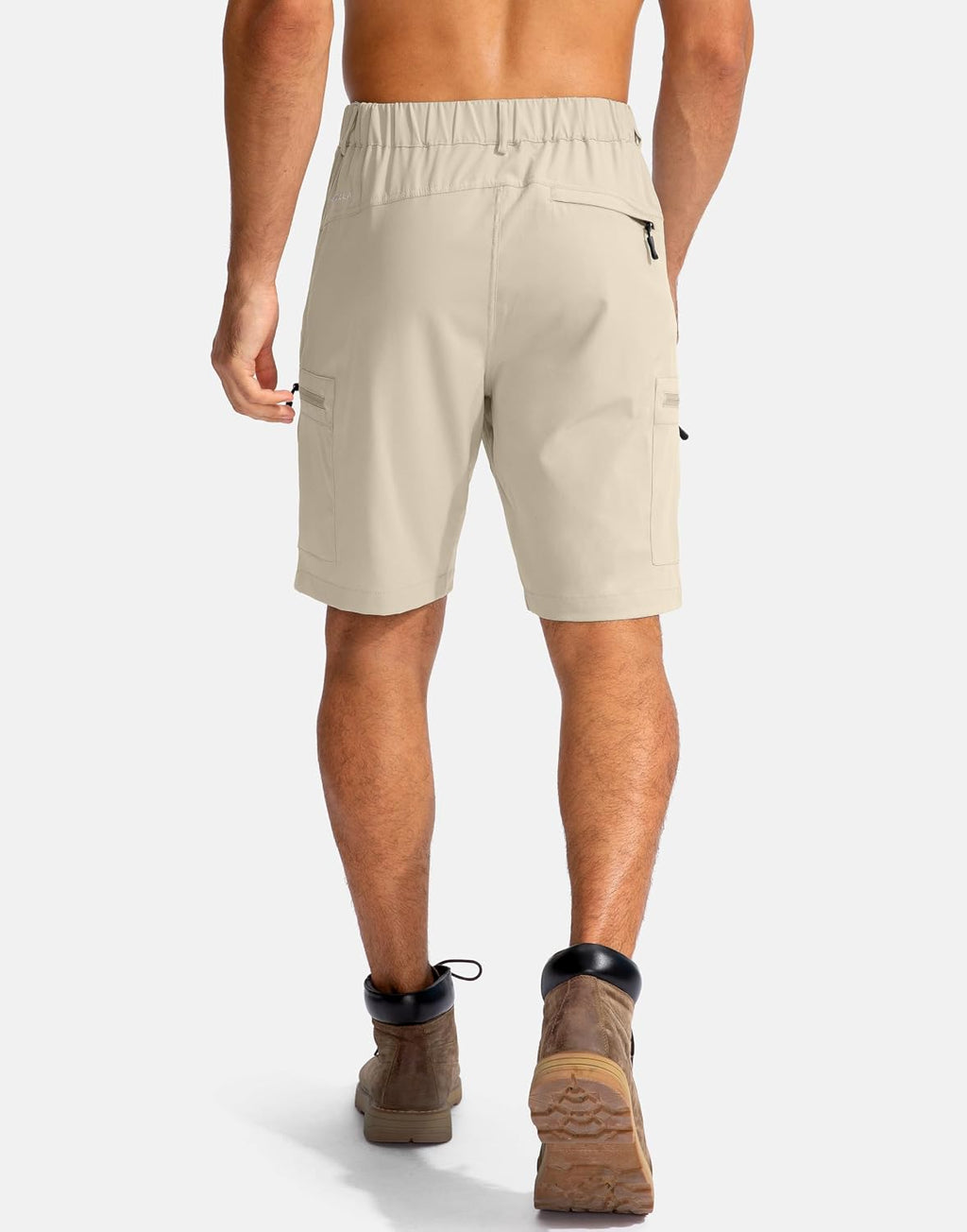 Pudolla Men's Hiking Cargo Shorts 9"/7"/11" Lightweight Outdoor Shorts for Men Trip Golf Camping Casual with 5 Zipper Pockets