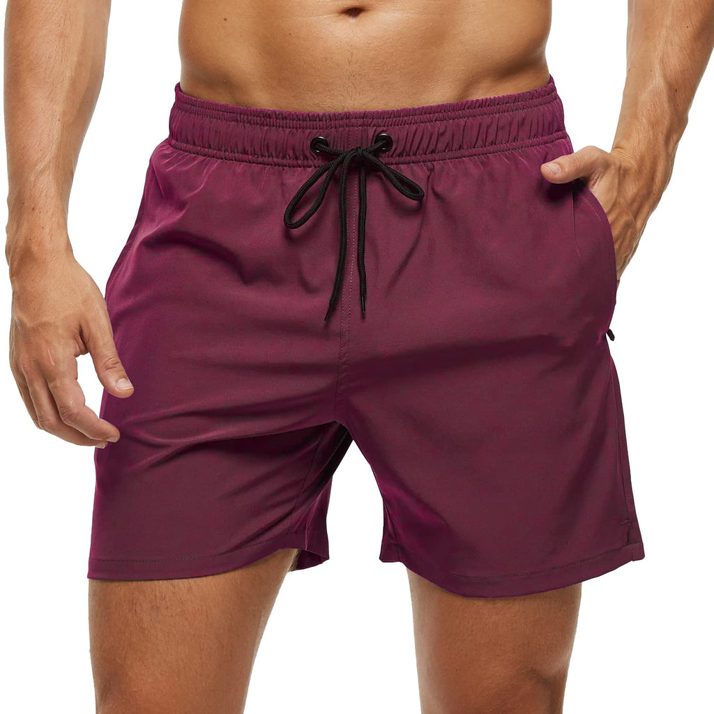 SILKWORLD Men's Swim Trunks Quick Dry Beach Shorts with Pockets | mesh lining, dry fast, adjustable waist, side pockets, comfort,well made,swimming,beach shorts, water sports,vacation trips