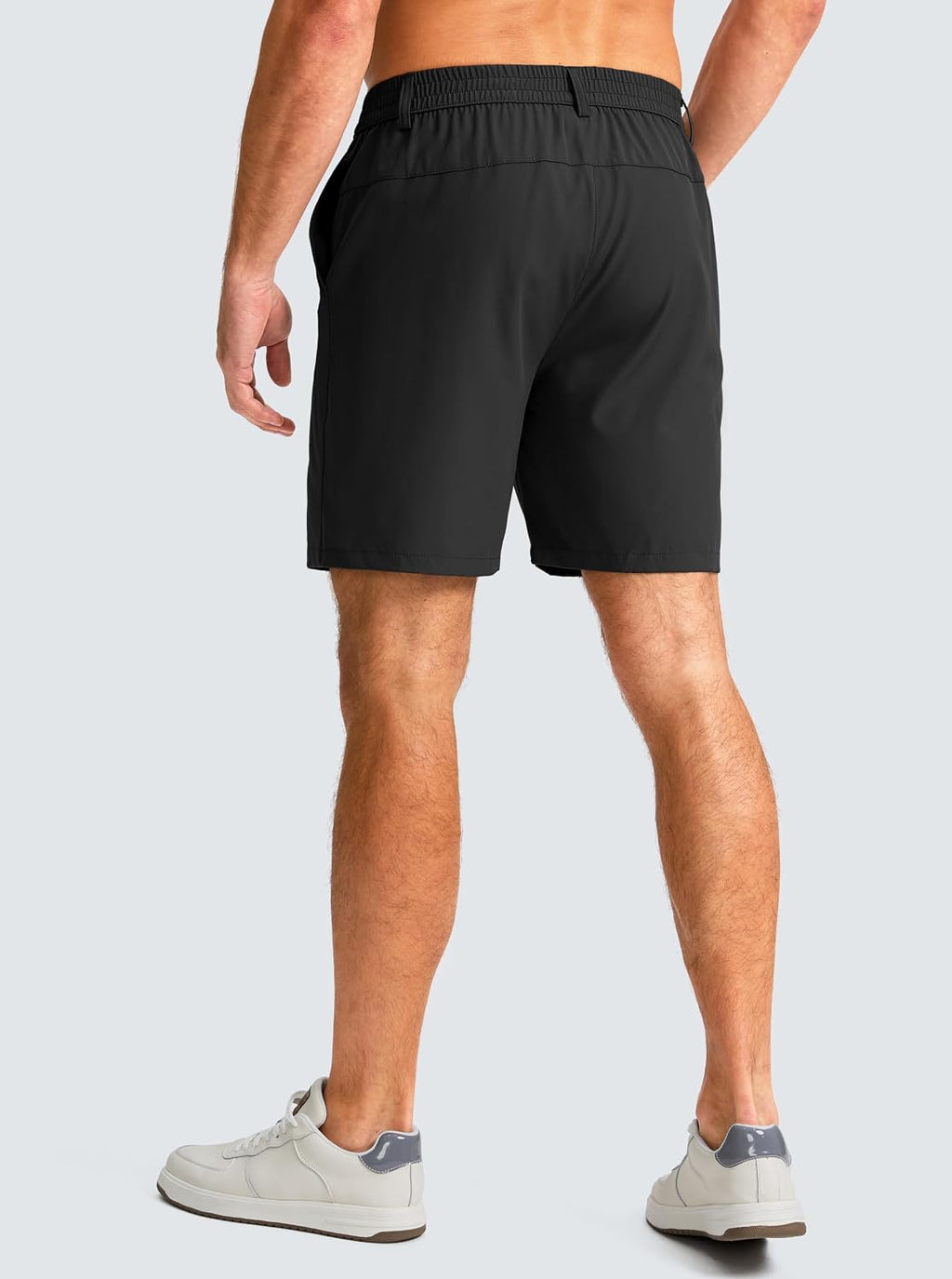 G Gradual Men's Casual Shorts 7" Lightweight Golf Shorts for Men Stretch with 3 Pockets Quick Dry Breathable Work Shorts