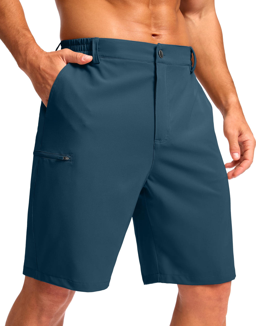 G Gradual Men's Casual Shorts 7"/ 9"/ 5" Lightweight 4 Pockets Stretch Quick-Dry Summer Shorts for Golf Work Hiking Trips