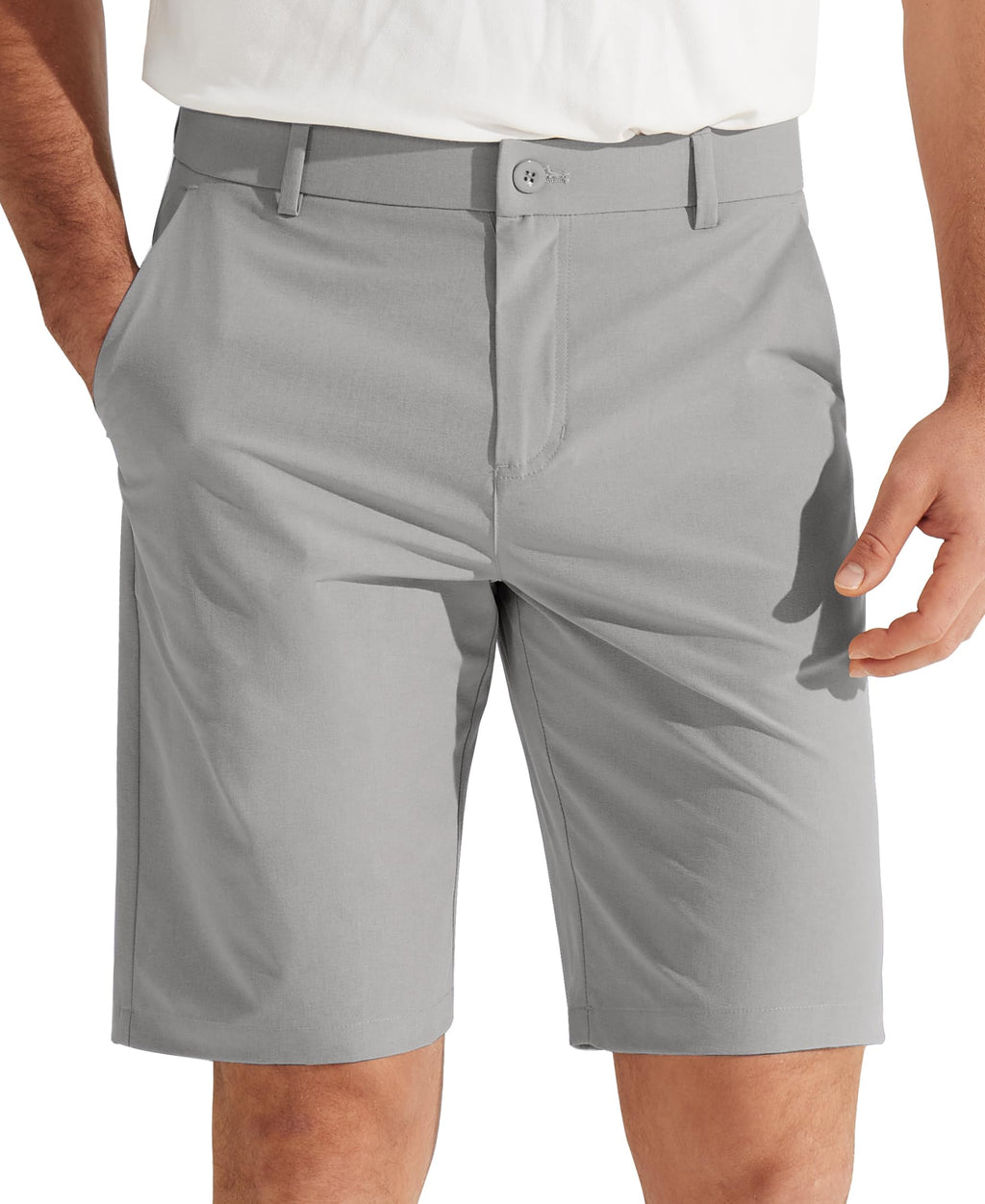 Libin Mens Golf Shorts 7"/9" Work Dress Shorts Casual Flat Front Hybrid Short Lightweight Quick Dry Water Resistant