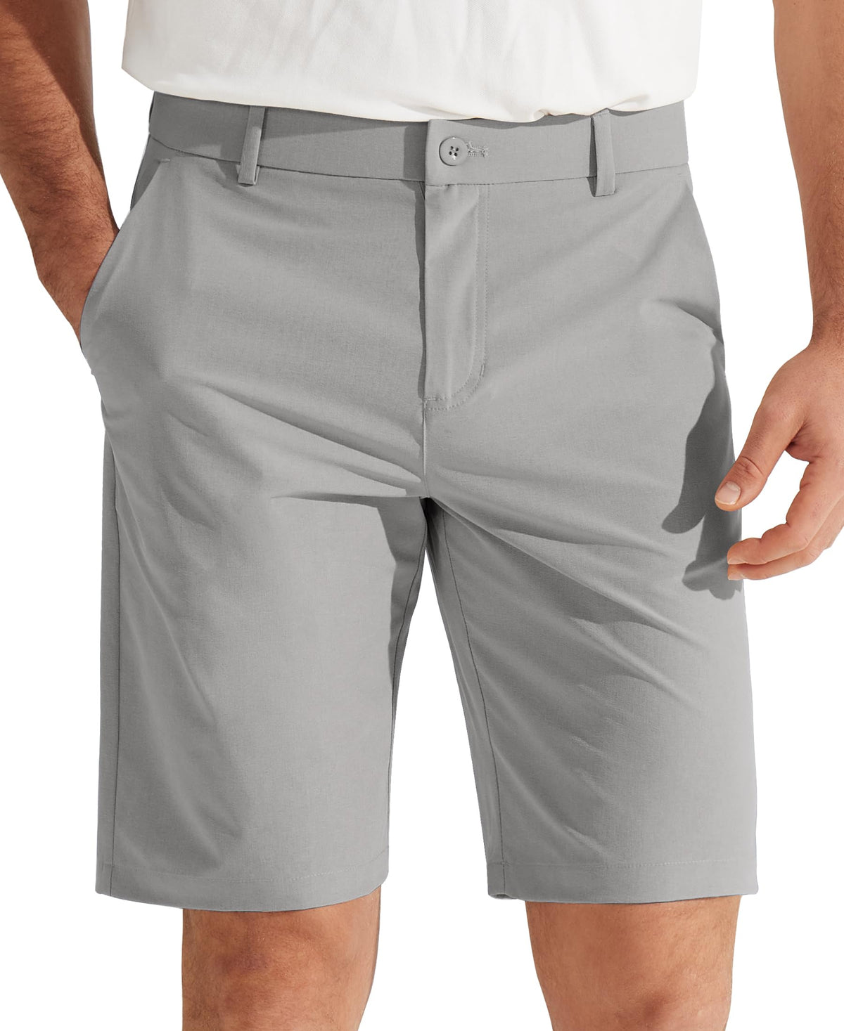 Libin Mens Golf Shorts 7"/9" Work Dress Shorts Casual Flat Front Hybrid Short Lightweight Quick Dry Water Resistant