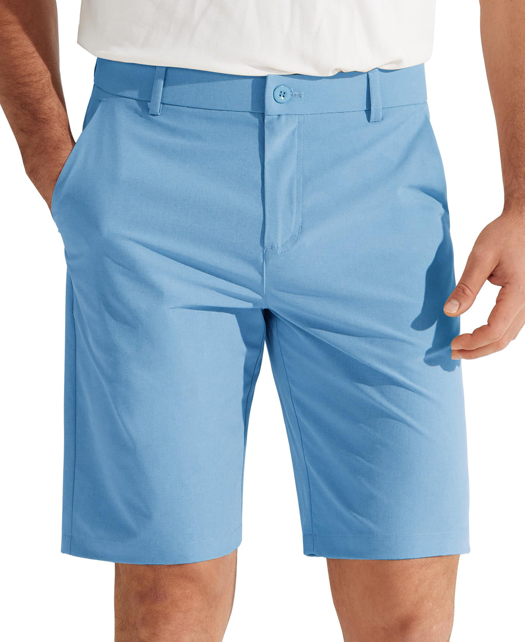 Libin Mens Golf Shorts 7"/9" Work Dress Shorts Casual Flat Front Hybrid Short Lightweight Quick Dry Water Resistant