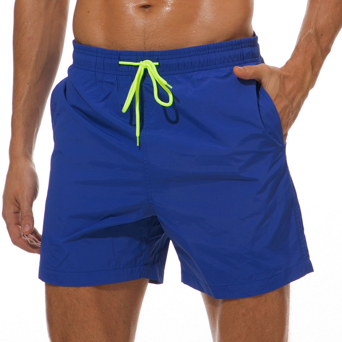 SILKWORLD Men's Swim Trunks Quick Dry Beach Shorts with Pockets | mesh lining, dry fast, adjustable waist, side pockets, comfort,well made,swimming,beach shorts, water sports,vacation trips