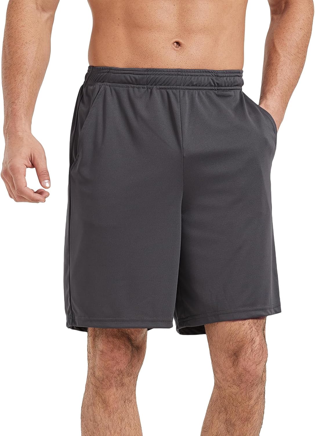 AKAWOOKO 5 Pack Men's Athletic Gym Shorts with Pockets Quick Dry Activewear Workout Running Shorts for Men