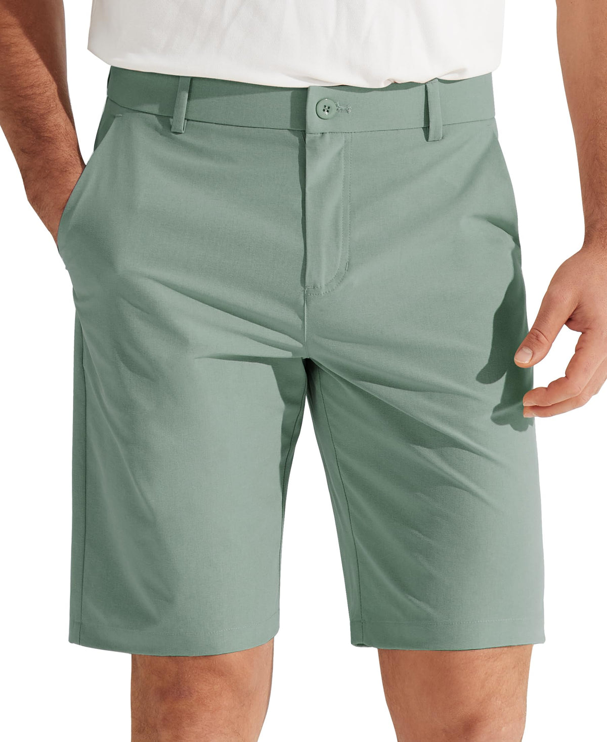 Libin Mens Golf Shorts 7"/9" Work Dress Shorts Casual Flat Front Hybrid Short Lightweight Quick Dry Water Resistant