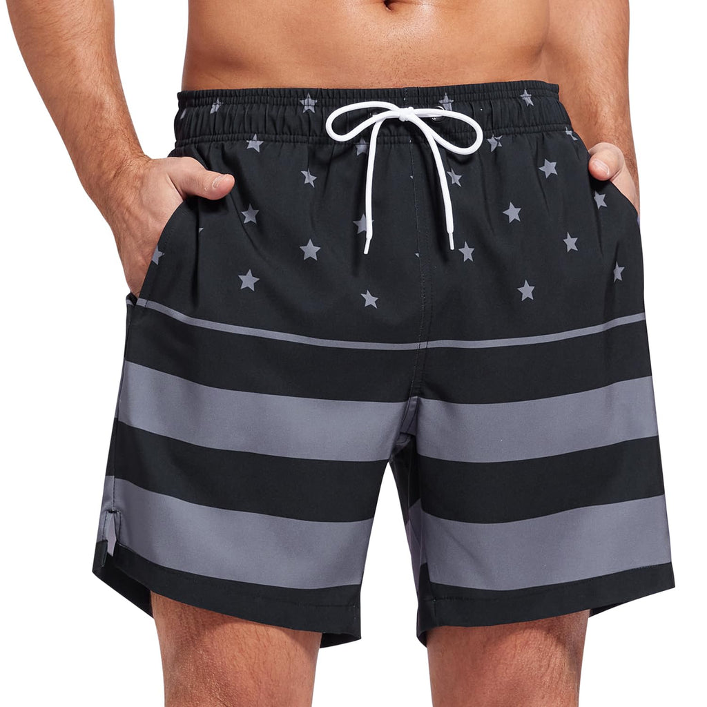 SILKWORLD Men's Swim Trunks Quick Dry Beach Shorts with Pockets | mesh lining, dry fast, adjustable waist, side pockets, comfort,well made,swimming,beach shorts, water sports,vacation trips
