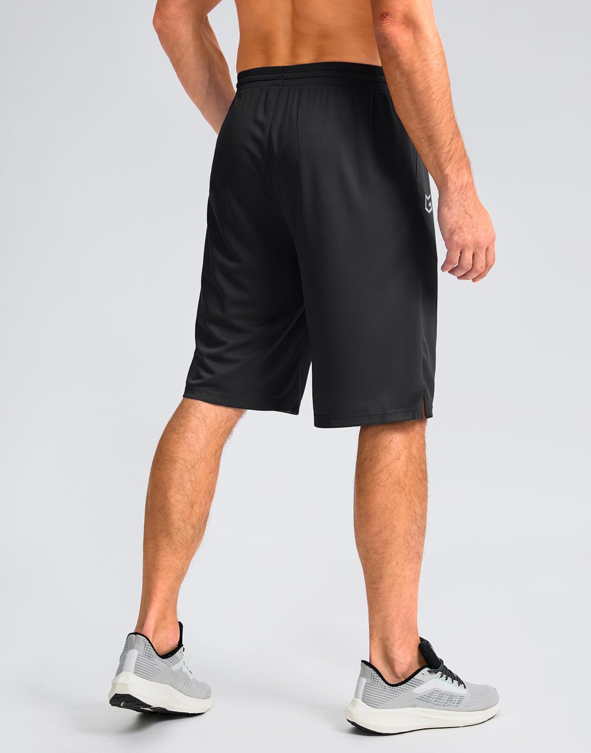 G Gradual Men's Athletic Shorts with Pockets 9" / 11" Long Basketball Shorts Lightweight Quick Dry Gym Workout Shorts for Men