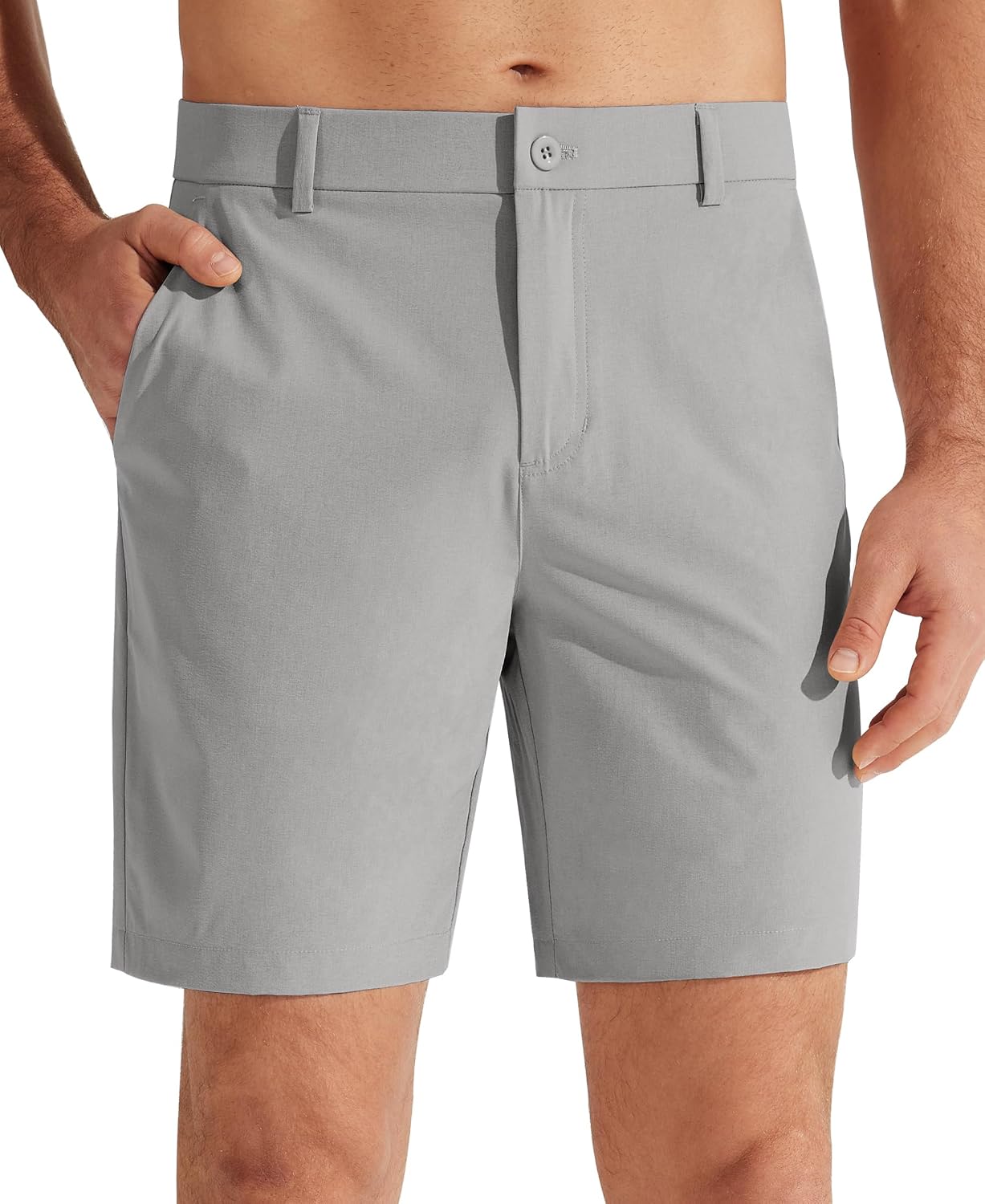 Libin Mens Golf Shorts 7"/9" Work Dress Shorts Casual Flat Front Hybrid Short Lightweight Quick Dry Water Resistant
