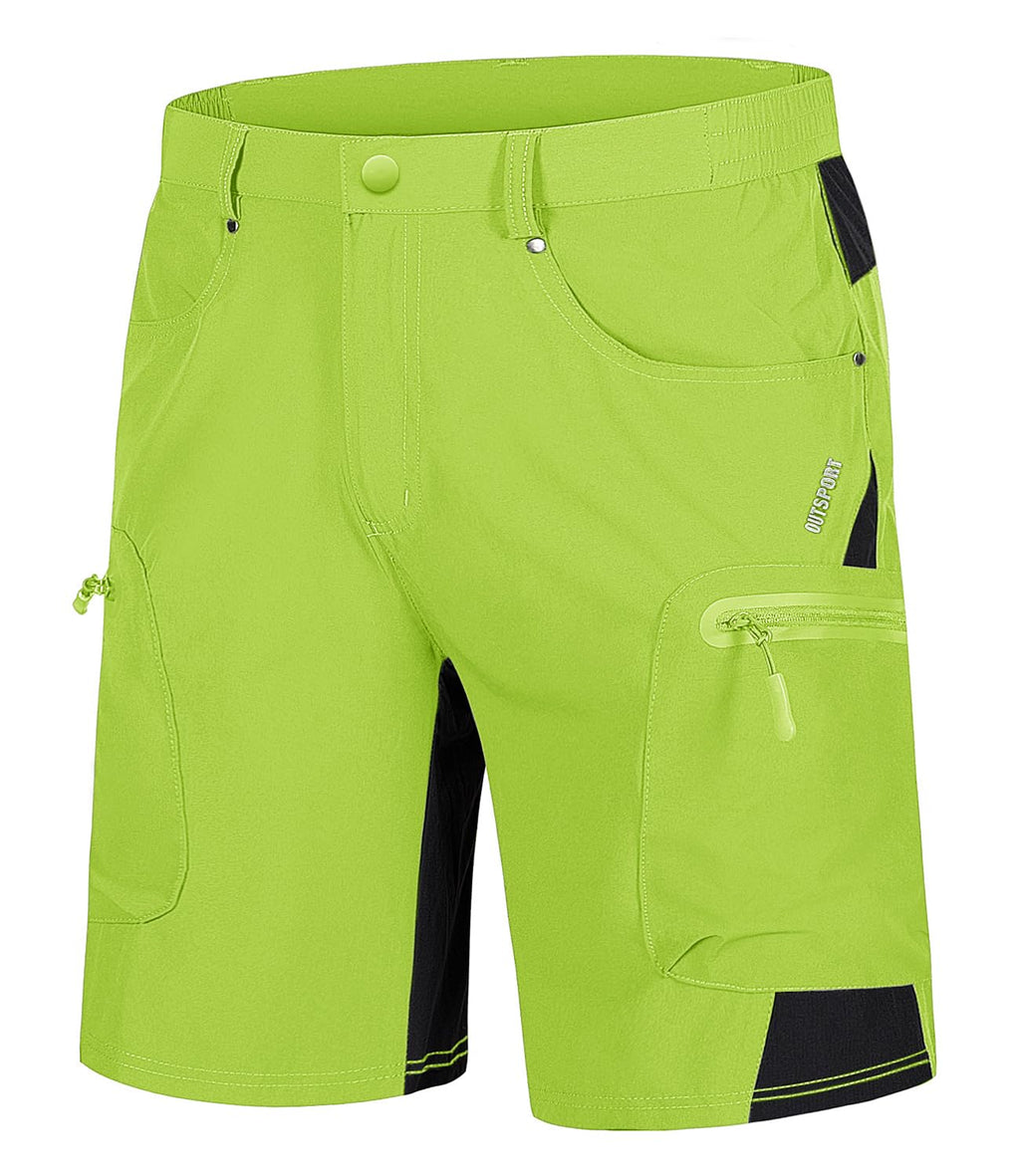 TACVASEN Men's Hiking Cargo Shorts 10" with Zipper Pockets Quick Dry Casual Stretch Golf Work Short Outdoor Summer