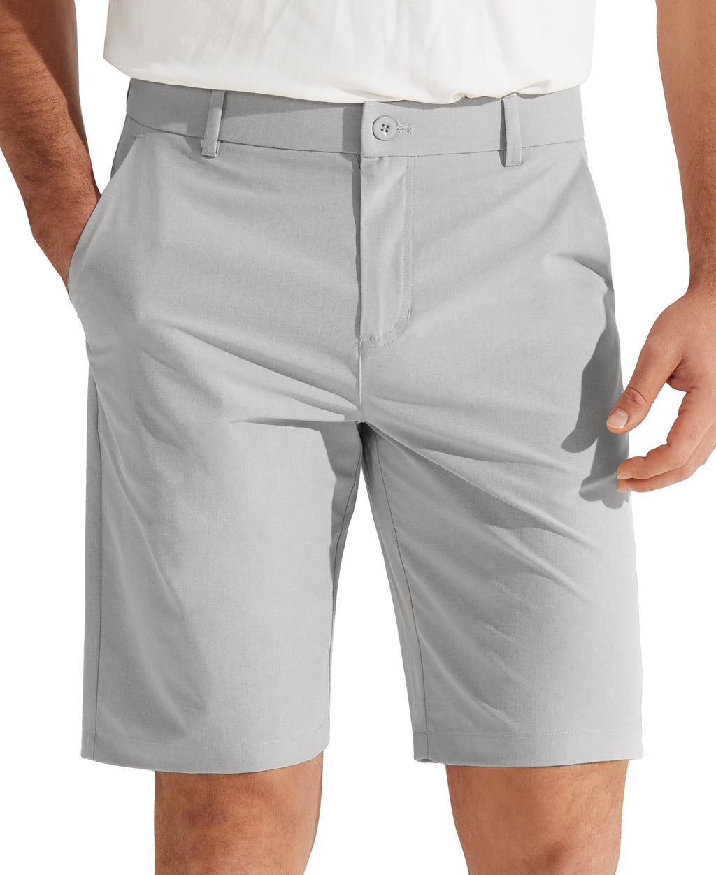 Libin Mens Golf Shorts 7"/9" Work Dress Shorts Casual Flat Front Hybrid Short Lightweight Quick Dry Water Resistant