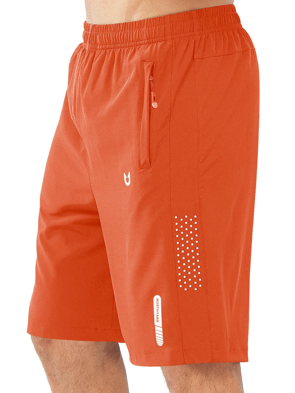 NORTHYARD Men's Athletic Running Shorts Gym Workout 7"/9"/5" Quick Dry Lightweight Sports Basketball Tennis 3 Zipper Pockets