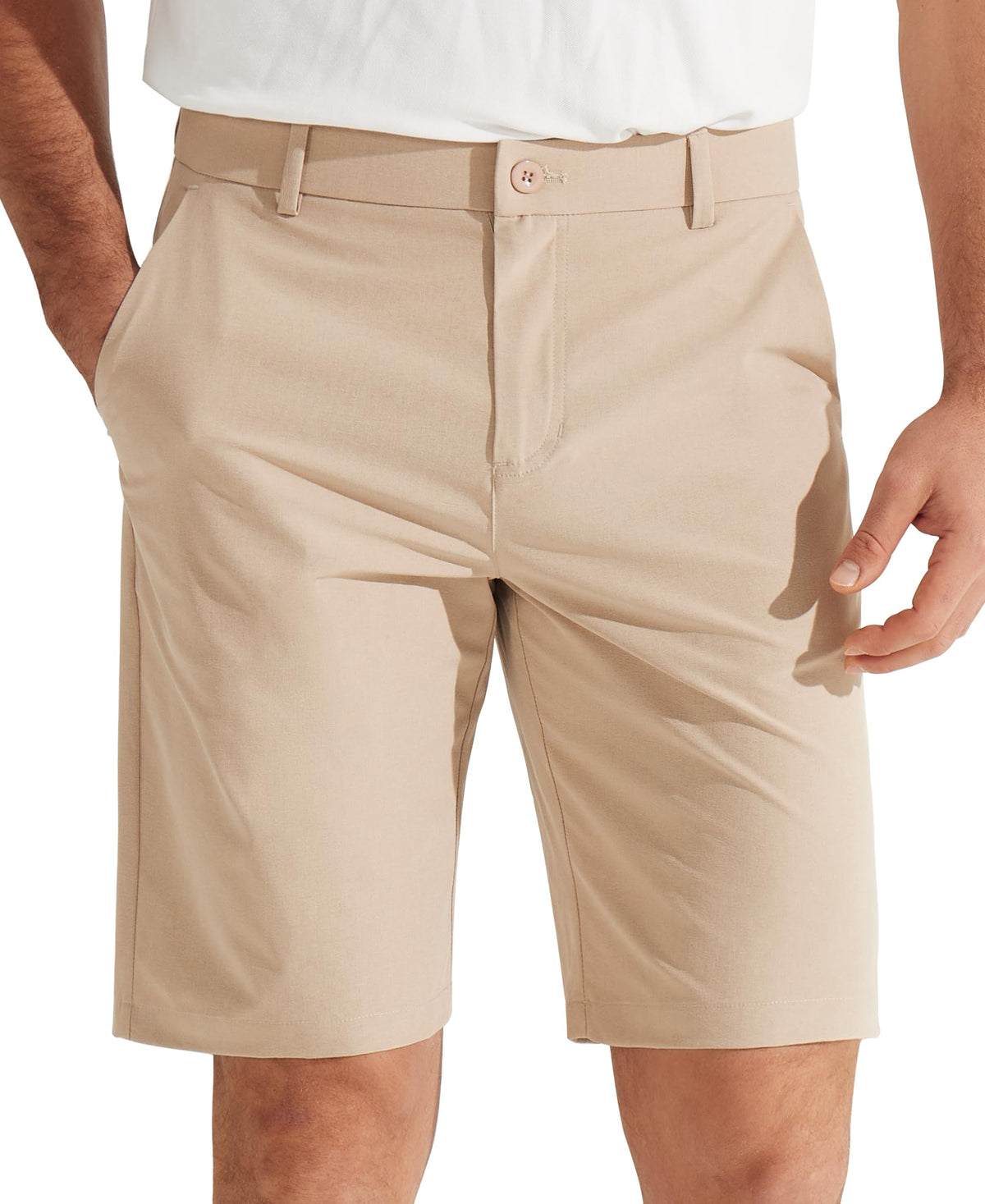 Libin Mens Golf Shorts 7"/9" Work Dress Shorts Casual Flat Front Hybrid Short Lightweight Quick Dry Water Resistant