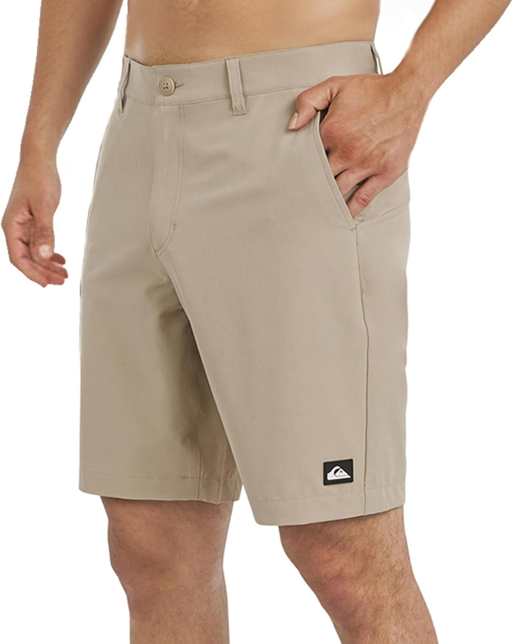 Quiksilver Men's Regular Fit Fixed Waist Water Friendly Active Hybrid Shorts