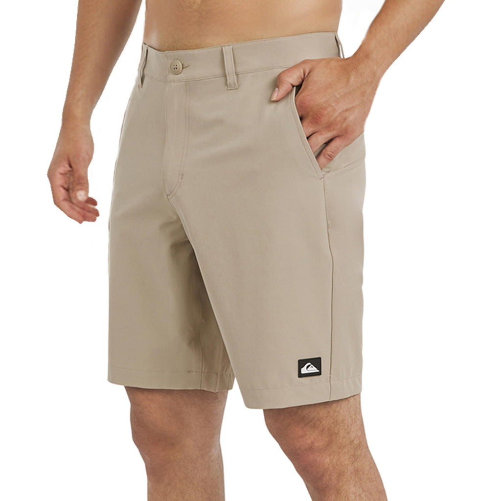 Quiksilver Men's Regular Fit Fixed Waist Water Friendly Active Hybrid Shorts