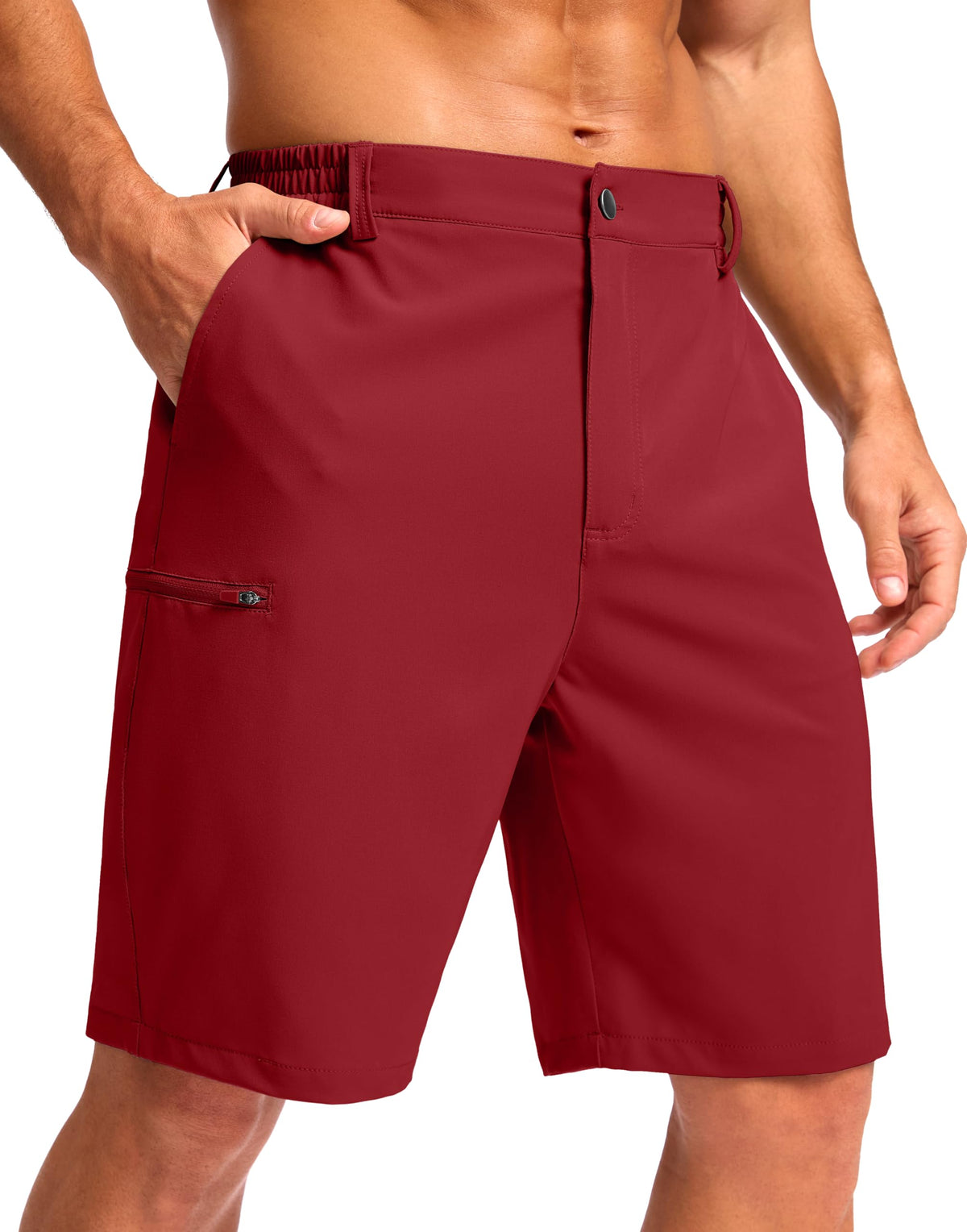 G Gradual Men's Casual Shorts 7"/ 9"/ 5" Lightweight 4 Pockets Stretch Quick-Dry Summer Shorts for Golf Work Hiking Trips