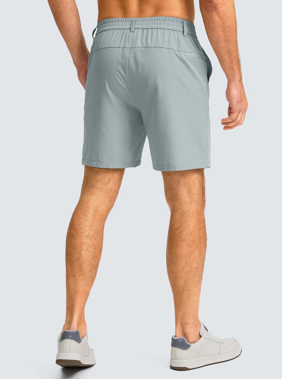 G Gradual Men's Casual Shorts 7" Lightweight Golf Shorts for Men Stretch with 3 Pockets Quick Dry Breathable Work Shorts