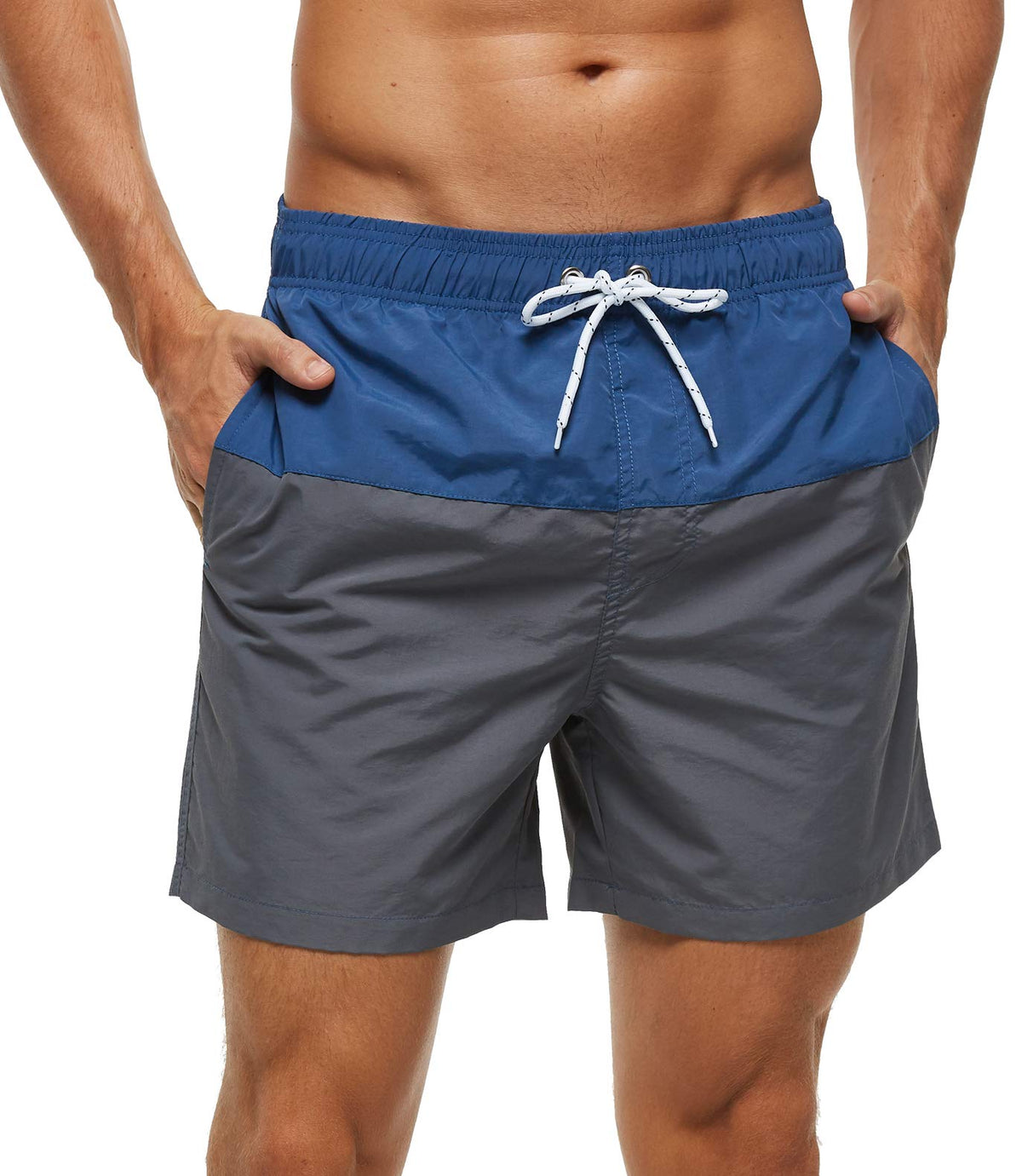 SILKWORLD Men's Swim Trunks Quick Dry Beach Shorts with Pockets | mesh lining, dry fast, adjustable waist, side pockets, comfort,well made,swimming,beach shorts, water sports,vacation trips