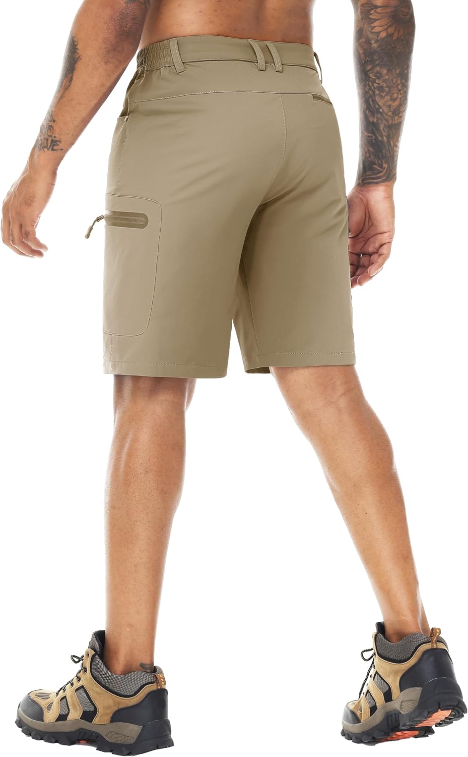 TACVASEN Men's Hiking Cargo Shorts 10" Quick Dry Lightweight Casual Summer Work Golf Shorts with 5 Pockets