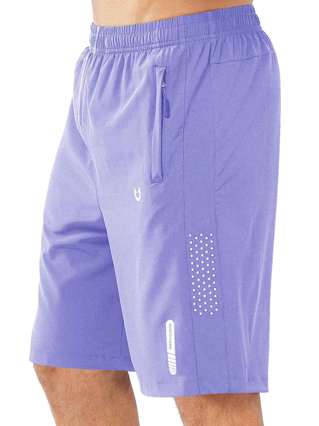 NORTHYARD Men's Athletic Running Shorts Gym Workout 7"/9"/5" Quick Dry Lightweight Sports Basketball Tennis 3 Zipper Pockets