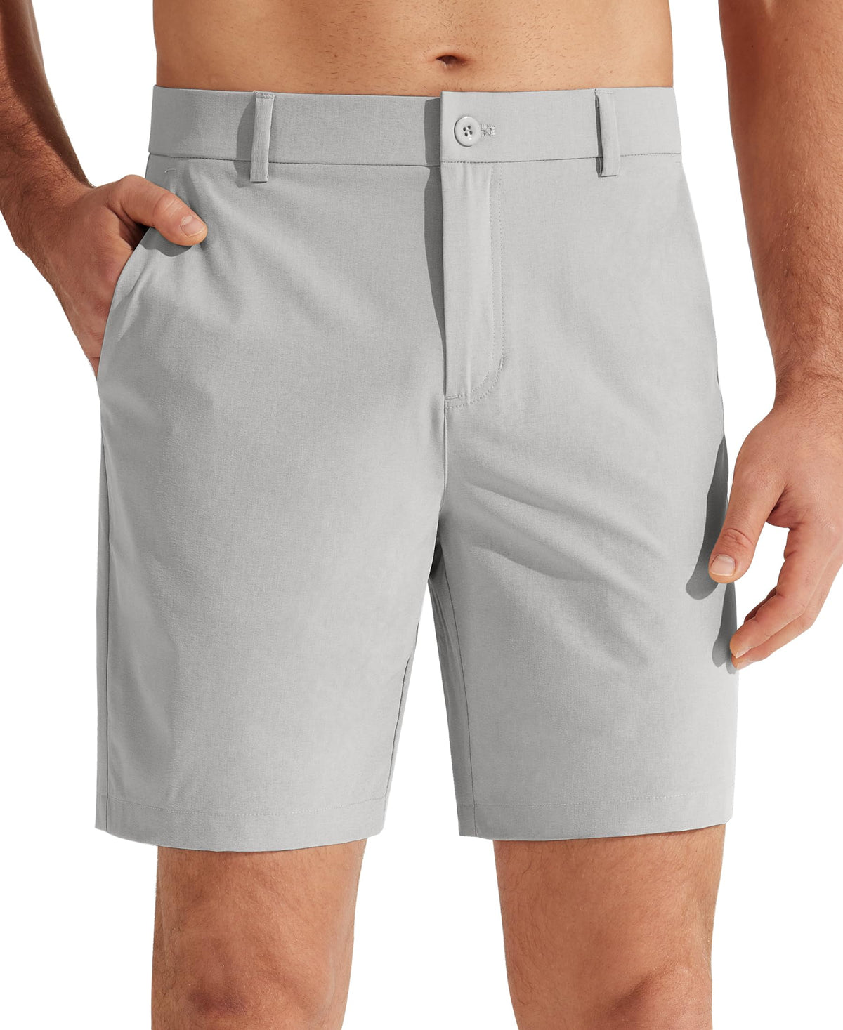 Libin Mens Golf Shorts 7"/9" Work Dress Shorts Casual Flat Front Hybrid Short Lightweight Quick Dry Water Resistant