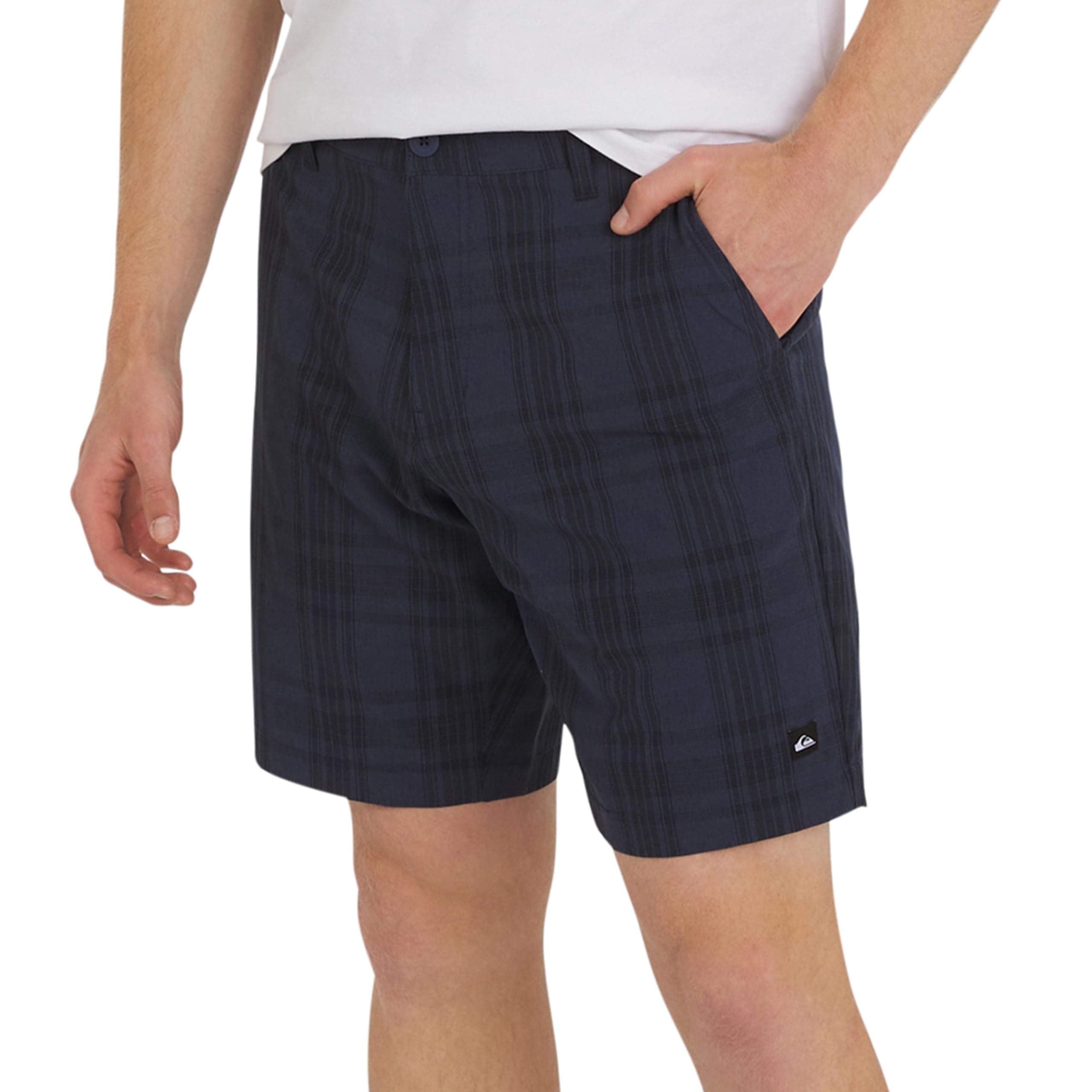 Quiksilver Men's Regular Fit Fixed Waist Water Friendly Active Hybrid Shorts